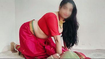 Hot Indian Big Boobs Bhabhi Ki Chut Chudai in Red Sari, Desi Hindi Audio