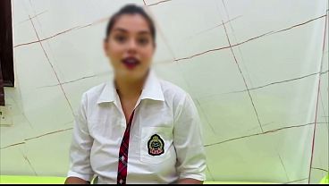 Indian Desi Teen with School Girl in Oyo Hardcore Sex