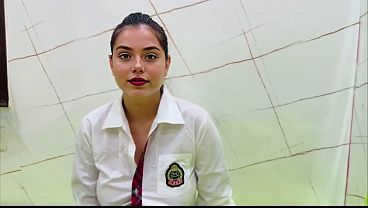 Indian Desi Teen with School Girl in Oyo Hardcore Sex