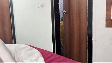 Indian maid went to the hotel to clean, customer paid and fucked her with Hindi audio roleplay