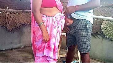 Indian Saree aunty very hot fuck in young boy