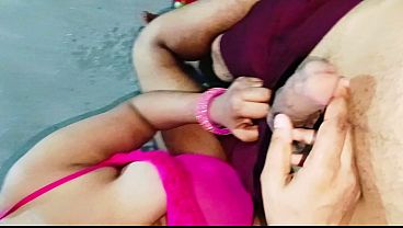Indian desi bhabhi blowjob video with cumshot in mouth – cum swallowing video